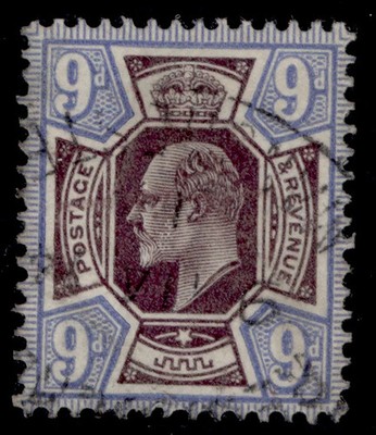 gb-edvii-sg307a-spec-m41-5-9d-deep-plum-blue-fine-used-cat-60-cds