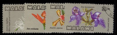 malawi-gvi-sg329-332-1969-orchids-set-fine-used