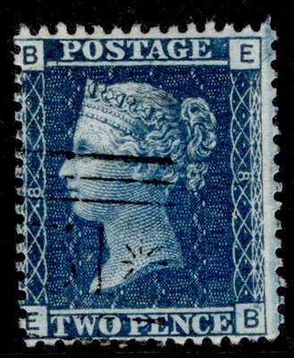 gb-qv-sg45-2d-blue-plate-8-fine-used-cat-40-eb