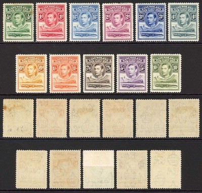 basutoland-sg18-28-1938-kgvi-wmk-mult-script-ca-set-of-11-m-m