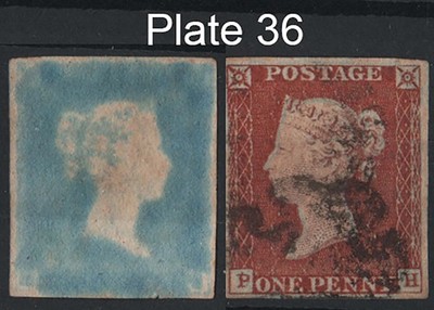 gb-1841-1d-red-plate-36-ph-fu-superb-ivory-head-dot-over-p-variety-tiny