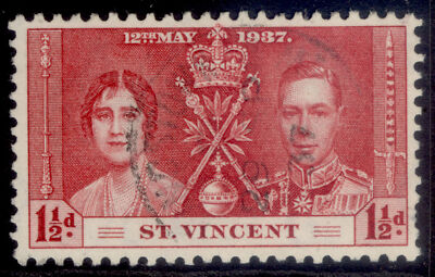 st-vincent-gvi-sg147-1d-carmine-fine-used