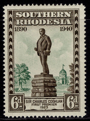 southern-rhodesia-gvi-sg59-6d-chocolate-green-m-mint