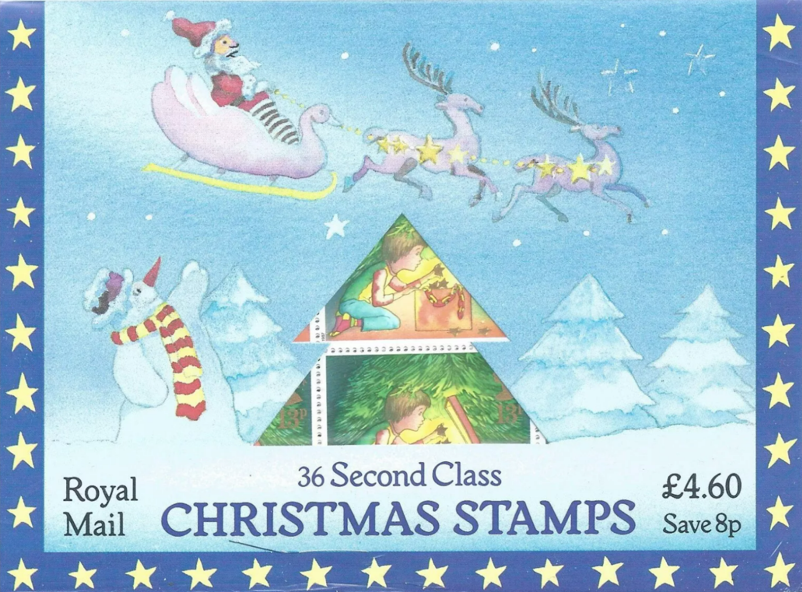 1987-christmas-stamps-36-x-2nd-class-13p-stamps-4-60-booklet-folder-mint