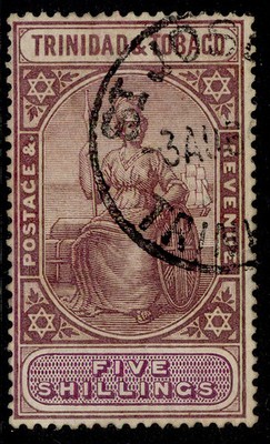 trinidad-tobago-gv-sg155d-5d-brown-purple-violet-fine-used-cat-140