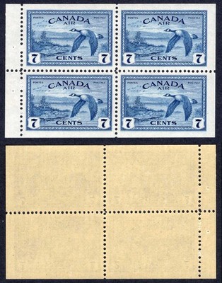 canada-sg407a-7c-air-booklet-pane-u-m-cat-20-pounds