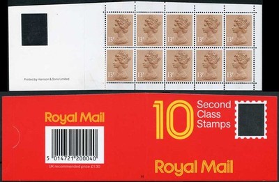 db16-4-a-1988-1-30-type-1a-10x13p-code-h-cb-plain-window-booklet