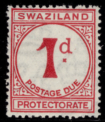 swaziland-gv-sg-d1-1d-carmine-m-mint