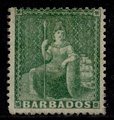 barbados-qv-sg17-d-deep-green-m-mint-cat-190