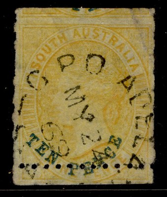 australia-south-australia-qv-sg59-10d-on-9d-yellow-used-cat-45-cds-pmk
