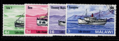 malawi-qeii-sg277-280-1967-steamers-set-fine-used