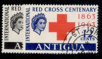 antigua-qeii-sg147-148-1963-red-cross-centenary-set-fine-used