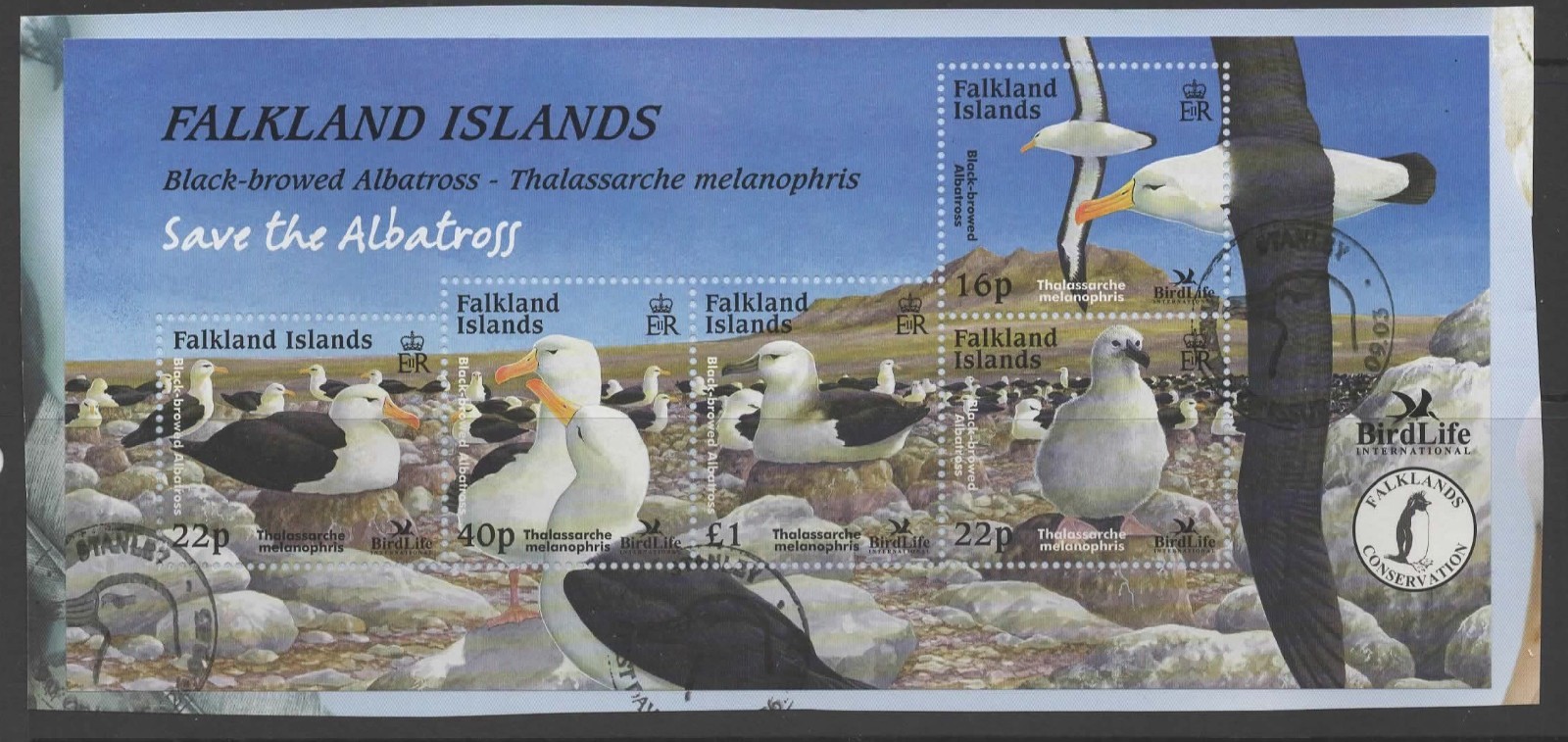 falkland-islands-sgms971-2003-bird-life-used