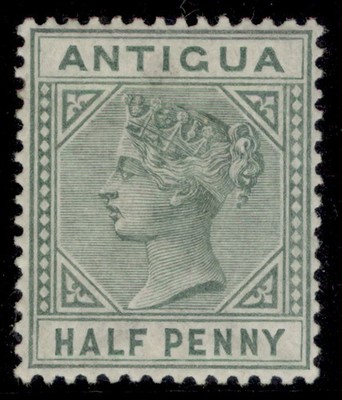 antigua-qv-sg21-d-dull-green-lh-mint