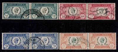 south-africa-gv-sg65-68-1935-silver-jubilee-set-used-cat-140