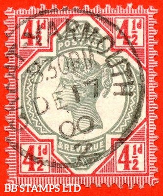 sg-206-k34-1-4d-green-carmine-a-fine-17th-december-1900-great-b80147