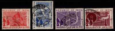 india-sg329-32-1950-inauguration-of-republic-used