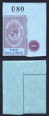 gibraltar-sg99a-2-reddish-purple-and-blue-blue-wmk-script-u-m