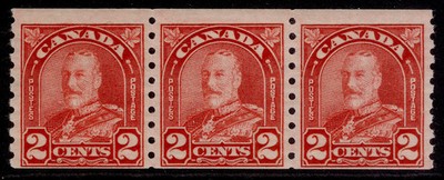 canada-gv-sg307-2c-scarlet-m-mint-cat-13-horizontal-strip-x3