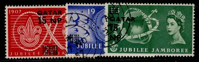 qatar-qeii-sg16-18-1957-scout-jamboree-set-fine-used