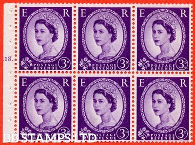 sg-575-sb92-3d-deep-lilac-a-mounted-mint-cylinder-pane-of-6-cylinder-b45307