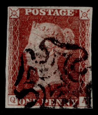 gb-qv-sg7-1d-red-brown-black-plate-11-fine-used-cat-130-black-mx-qa
