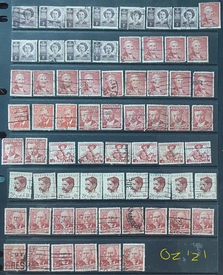 australia-1940-s-selection-celebrity-definitives-col-vars-used-oz121