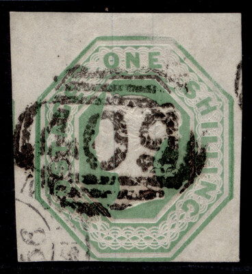 gb-qv-sg55-scarce-1s-green-cut-square-fine-used-cat-1000