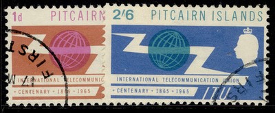 pitcairn-islands-qeii-sg49-50-1965-itu-centenary-set-fine-used