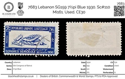 7683-lebanon-sg159-7pi-blue-1930-sc-110-mi161-used-c30