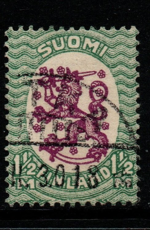 finland-sg249a-1927-1m-purple-green-used