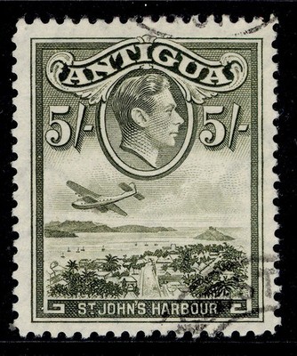 antigua-gvi-sg107-5s-olive-green-fine-used-cat-16