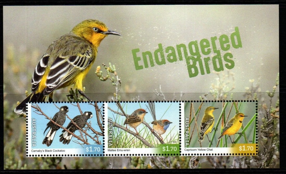 australia-2026-endangered-birds-m-sheet-mnh