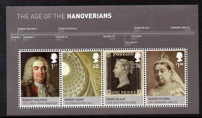 ms3229-2011-age-of-hanoverians-miniature-sheet-unmounted-mint-mnh