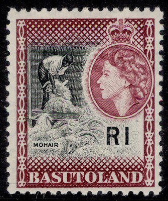 basutoland-qeii-sg79-1r-black-maroon-nh-mint-cat-55
