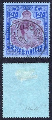 bermuda-sg116a-2-deep-reddish-purple-and-ultramarine-grey-blue-cds-cat-45-poun