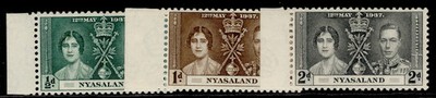 nyasaland-protectorate-gvi-sg127-129-1937-coronation-set-nh-mint-marginal