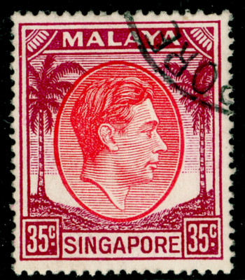 singapore-sg25a-35c-scarlet-purple-fine-used