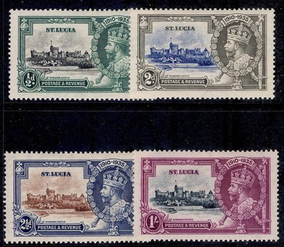 st-lucia-gv-sg109-112-1935-silver-jubilee-set-m-mint-cat-21