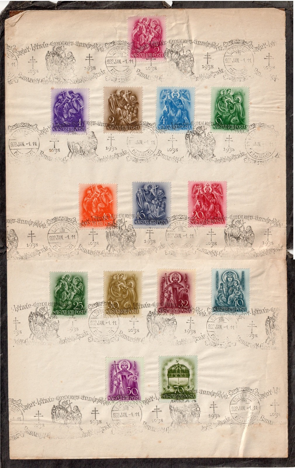 hungary-1938-900th-anniversary-of-the-death-of-st-stephen-set-fdi