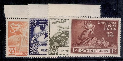 cayman-islands-gvi-sg131-134-1949-anniversary-of-upu-set-nh-mint