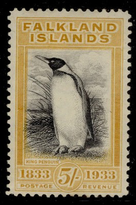 falkland-islands-gv-sg136a-5s-black-yellow-orange-m-mint-cat-3250-rps-cert