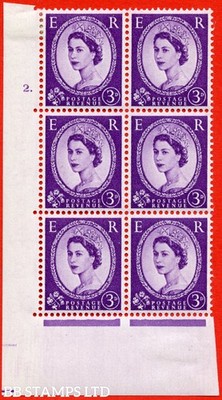 sg-545-s68-3d-deep-lilac-a-mounted-mint-cylinder-block-of-6-cylin-b75253