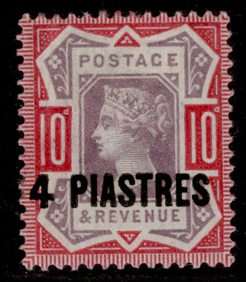 british-levant-qv-sg6-4pi-on-10d-dull-purple-carmine-m-mint-cat-45