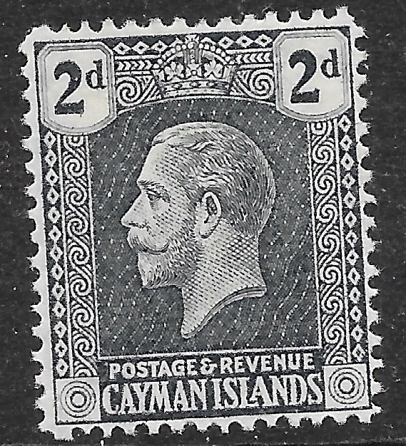 cayman-islands-sg73-1922-2d-slate-grey-mtd-mint