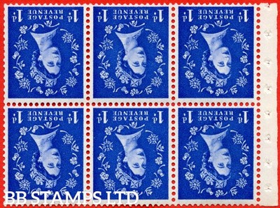 sg-571wi-sb30ab-1d-ultramarine-a-mounted-mint-booklet-pane-of-6-with-b68026