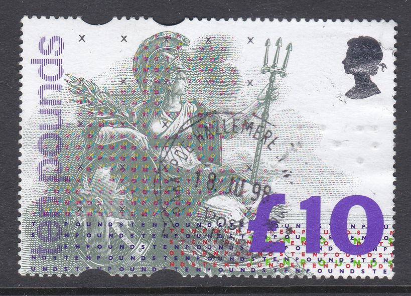 royal-mail-ten-pounds-high-value-1993-sg1658-10-britannia-used-stamp