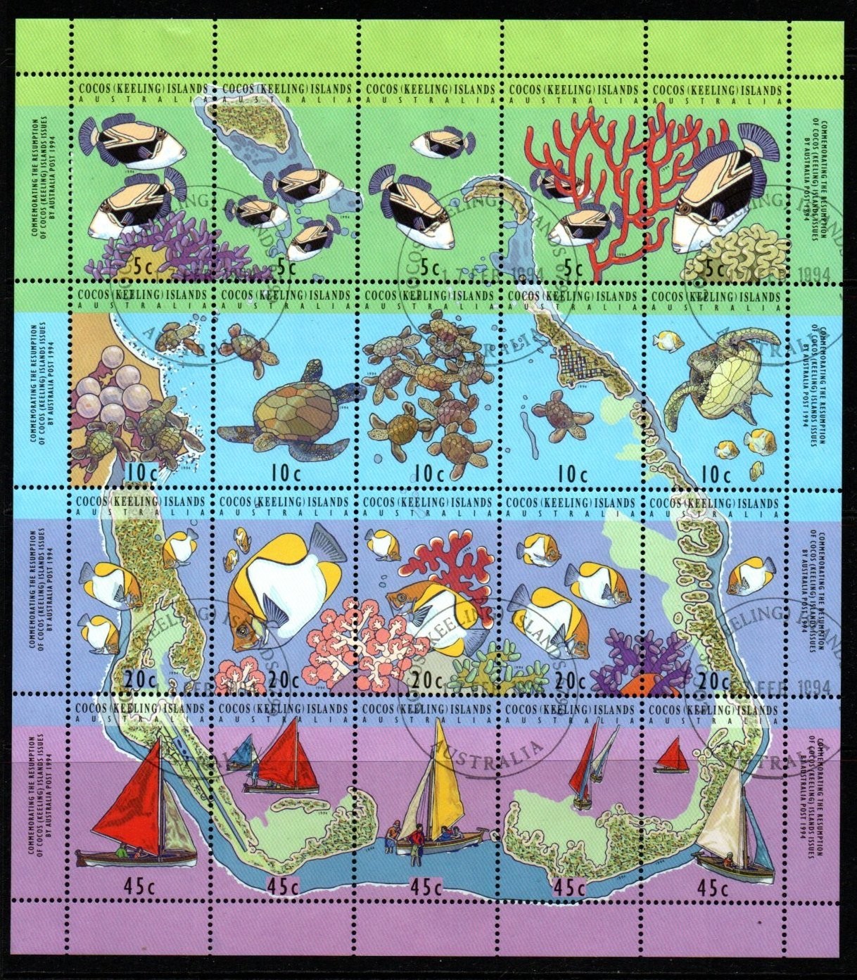 cocos-keeling-islands-sg296a-1994-postal-service-to-australia-post-fine-used