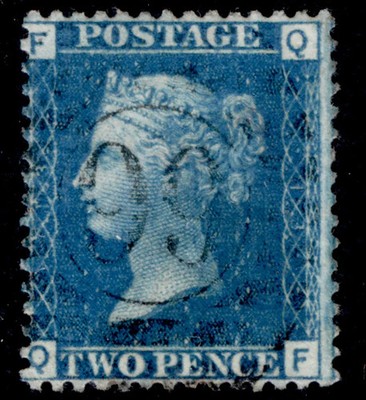 gb-qv-sg46-2d-blue-thin-lines-fine-used-cat-15-plate-13-qf
