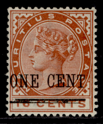 mauritius-qv-sg124-1c-on-16c-chestnut-lh-mint